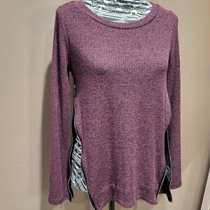 Zac & Rachel Knit Top with Zippered Sides